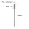 sourcing map Metric Thread Tap M12 x 1.25 H2 150mm