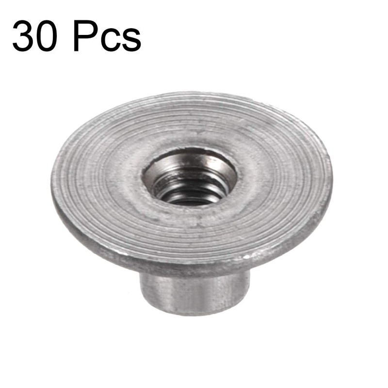 uxcell M4x15x1.1mm Tee Nut Carbon Steel T-Nut Mounting Hardware Fitting