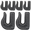 Eyluck 6 Pack 5/16" Weld On Grab Hook, Heavy Duty G70 Forged Grab Chain Hooks Great for Chain Pulling and Lifting,Utility Hook Weldable for Car, Truck, SUV, RV, UTV, Tractors Loader Bucket, Rigging