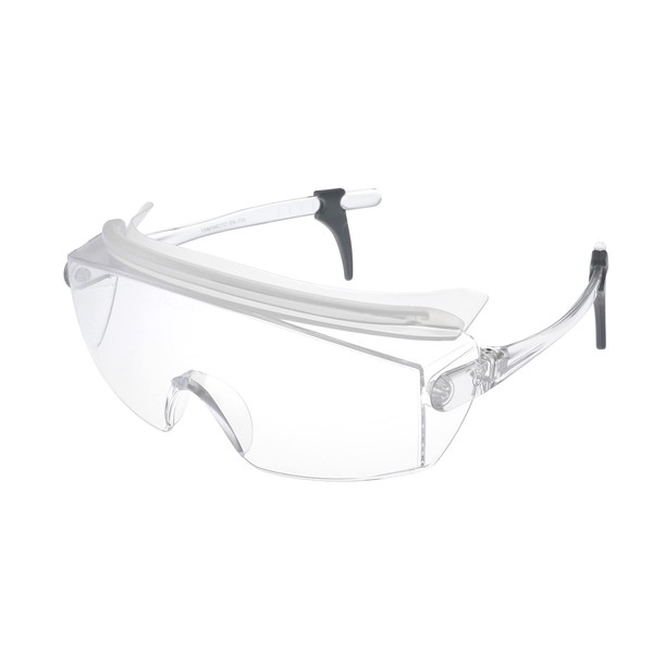 Yamamoto Kogaku SN-735 Protective Glasses, Top Bill & Side Lens, Clear, PET-AF (Double-Sided Hard Coat Anti-Fog), Made in Japan, JIS UV Protection