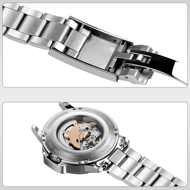 Kai Tian Premium Double Buckle 20 mm Metal Watch Strap