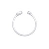 Elli Ring Circle Geo Look Adjustable Open Basic 925 Silver,