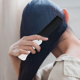 Healvian Daily Grooming Stainless Steel Pocket Comb Mini Hair Comb for Travel Car Office Easy to Store