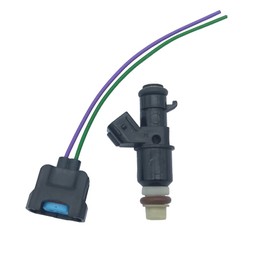 JESBEN 15710-45G01 1 inyector de combustible con enchufe 8 agujeros de repuesto para Suzuki Quadracer 450 LTR450 2006-2009 1571045G01