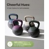 YOTTOY Soft Kettlebells, 10 lb kettlebell with Anti-Slip Base &