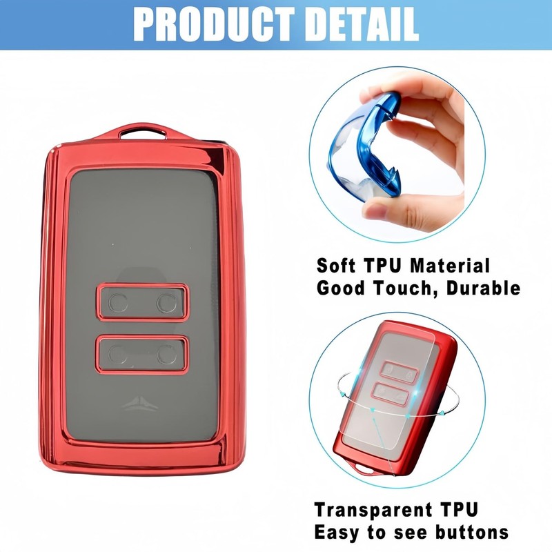 MEDZUK Key Case Compatible with Dacia Jogger 2021-2024 2025 Car
