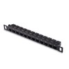 GeeekPi DeskPi RackMate Accessories Network Patch Panel 12Port CAT6 10