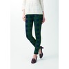 Cervin Fleece Lined Leggings Pants Like a Blanket, Green Check