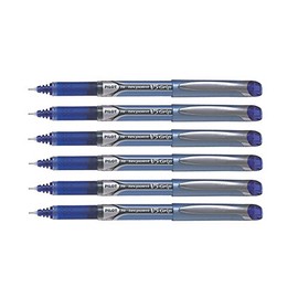 Pilot V5 Grip Rollerball Pens Needle Tip 0.5 mm Pack of 12 Blueaa