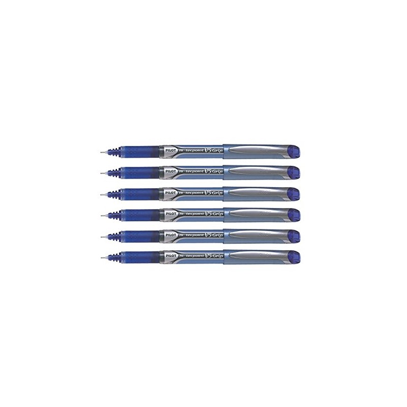 Pilot V5 Grip Rollerball Pens Needle Tip 0.5 mm Pack
