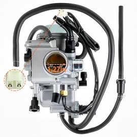 GoaMotors Carburetor Kit 16100-HN0-A00 for Honda Rancher 350 TRX350 FM/TM/TE/FE 2000-2006, Replace #16100-HN0-A02 16100-HN0-672 16100-HN5-672 16100-HN5-M41 16100-HA0-305 16100-HM3-L01