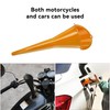 Tioollev 2 PCS Oil Funnel, Automotive Multi-Function Plastic Fuel Funnel