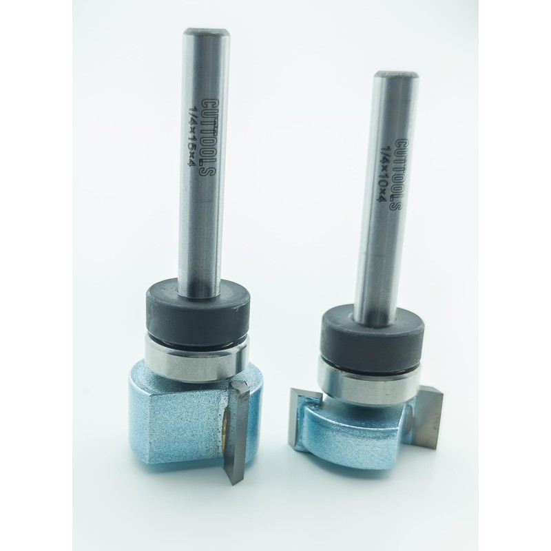 CUTTOOLS Rebate router bit slot cutter for Intumescent Strip 1/4