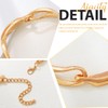 AJACITY Chunky Gold Choker Necklaces Thick Statement Necklace Chain for