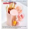 Toketa organizador de maquillaje giratorio 180° para escritorio