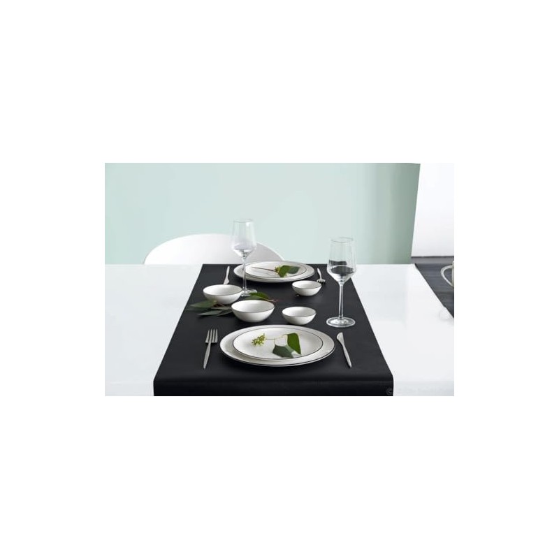 LIGNE Dessertteller D. 21 cm schwarze Linie