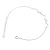 S925 Sterling Silver Heartbeat Wave Bracelet Geometric Wave Bling Fine