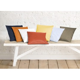 fleuresse Uni Colours Satin Sun 50 x 50 cm