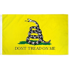 Gadsden Don't Tread On Me Historical Flag - 3x5ft Premium Polyester American Flag