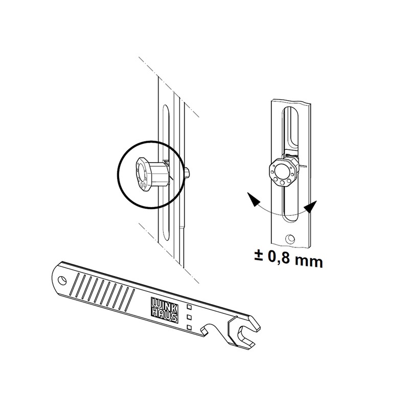 Winkhaus Adjustment Key HV-11