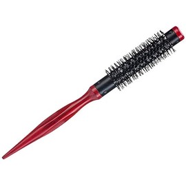 POFET 2 Pcs Mini Round Heat Resistant Nylon Bristles Hair Brush Blow Dry Styling Hair Brush 12mm 15mm