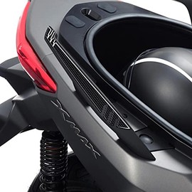 labelbike - 2 Stickers 3D Gel Protection Handles Compatible x Yamaha Xmax 125-250 2014-2016 - carbon-white