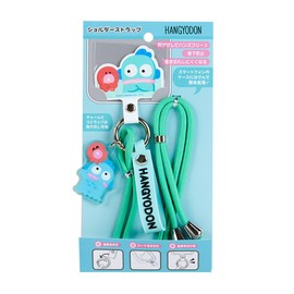 Sanrio SANRIO 101346 HANGYODON Shoulder Strap, Double of the Usuals, Neck Strap, Half Fish, 30.3 x 2.2 x 0.1 inches (77 x 5.5 x 0.3 cm), Character