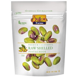 Setton Farms Naturally Raw Shelled Pistachios, No Shell, Non-GMO Project Verified, Certified Gluten Free, Vegan and Kosher, Heart Healthy Snack, 5 Oz. (Also perfect for making Dubai Chocolate)