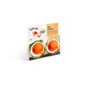 Lekue Poached Egg Maker/Poached Egg Cooker Set of 2, Orange