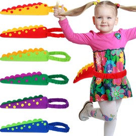 Poen Poen 6 Pcs Dinosaur Tails for Kids Dinosaur Costume Party Favors for Toddlers Girls Boys Dress up Theme Party
