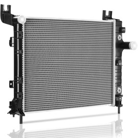 DWVO Complete Radiator Compatible with 2000-2004 Dodge Dakota, Compatible with 2000-2004 Durango 2.5L 3.9L 4.7L 5.2L 5.9 V6 V8 DWRD1016