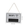 STOBOK Elegant Wooden Door Sign Password for Home Office Guest