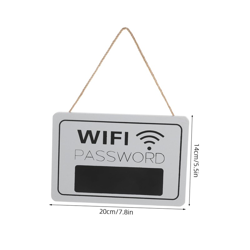 STOBOK Elegant Wooden Door Sign Password for Home Office Guest
