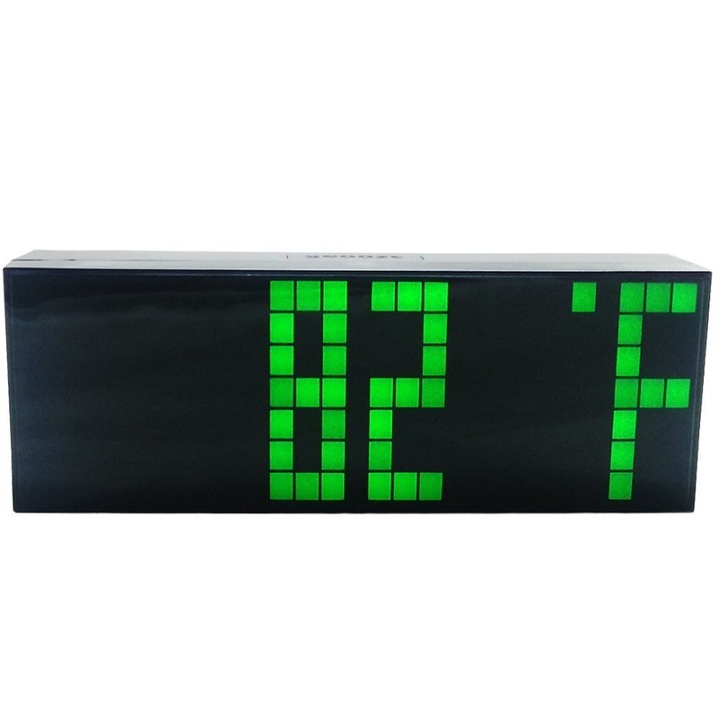 Redlution Digital Large Big Jumbo LED snooze wall desk Alarm