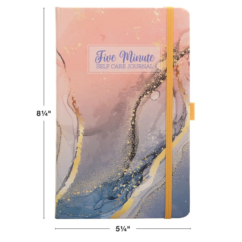 Five Minute Self Care Journal - Colorful Marble