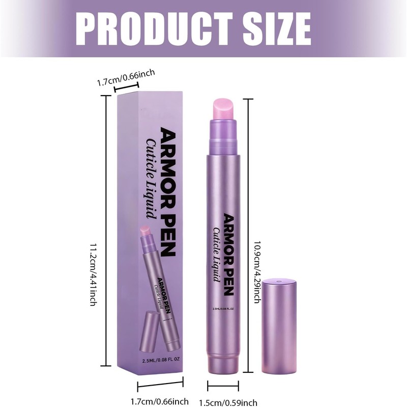 Pluma de aceites para cutículas y uñas de aplicación precisa