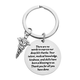 Doctor Gift Doctor Keychain Doctor Appreciation Gift Doctor Thank You Gift Doctor Jewelry Best Doctor Keychain Doctor Retirement Gift Christmas Birthday Gift for Doctor Family Friends