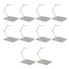 10 Sets Action Figure Stand Transparent Acrylic Anime Figure Display