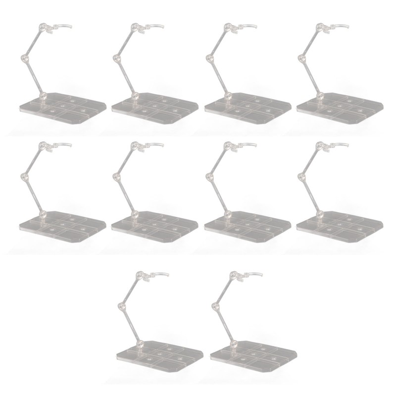 10 Sets Action Figure Stand Transparent Acrylic Anime Figure Display