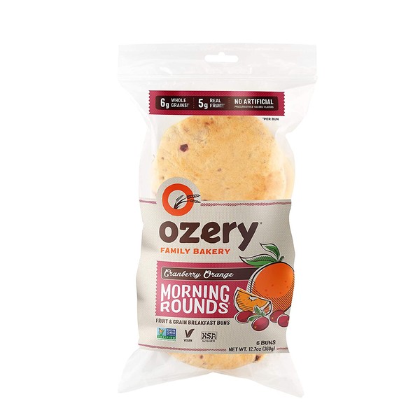 Ozery Bakery Morning Round Pita Bread, Cranberry Orange, 12.7 Ounce (Pack of 4)