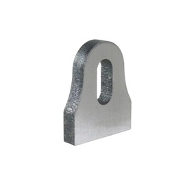 Medium Slotted Weld on Tab - 1/4" Thick Steel - SOLD IN PAIRS - Welding Fabrication Parts DIY Motorcycle Chopper Bobber Cafe Racer Builder - MADE IN THE USA