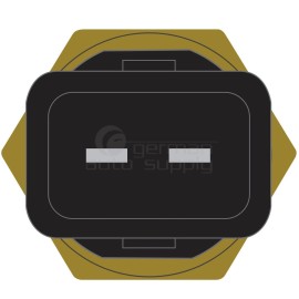 GPD Engine Coolant Temperature Sensor 1712502 for Chrysler Dodge Jeep Plymouth