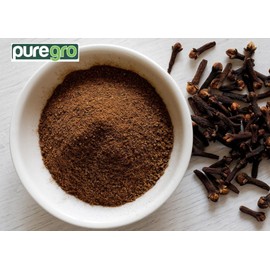 Puregro Ground Cloves 100g | PACK OF 1| Clavos de olor | 100% Pure & Natural | Premium Qualitry Ground Spice.