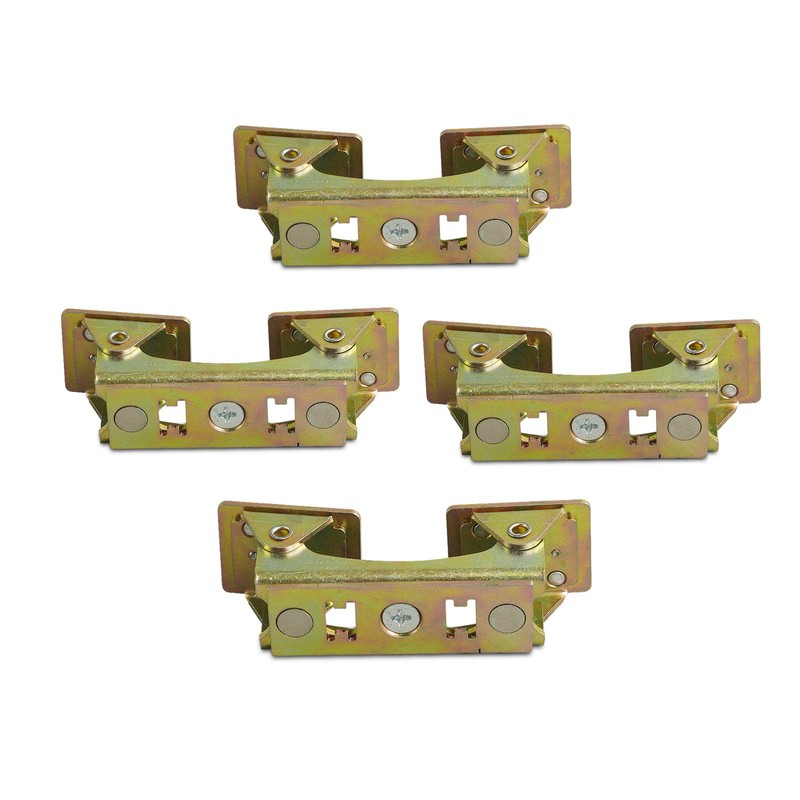JOYOKYOPK Heavy Duty 4-1/4" Magnetic V-Pads Kit 4 PCS Welding