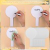 PIAOPIAONIU 20 Pcs Dry Erase Paddles Round White Double Sided