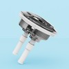 HOROW Chrome Flush Button, Dual Flush Toilet Tank Button for