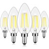 LED Candle Bulbs 40W Equivalent Dimmable, E12 Candelabra Light Bulbs