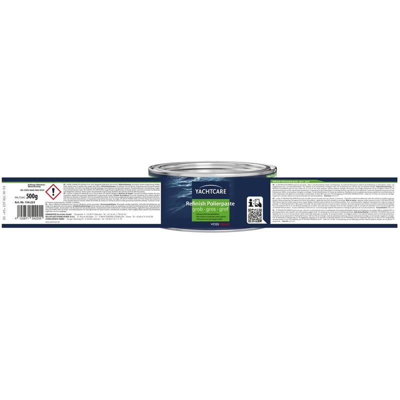 Yacht Care Refinish Polishing Paste Coarse – Universal Verwitterte GRP