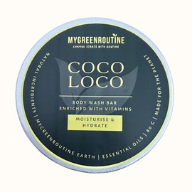 Coco Loco Body Wash Bar, Natural Essential Oils, Chemical-Free, Zero Plastic Packaging
