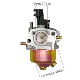 Kurihina Compatible with Generator Carburetor Kit Fits For Predator 4000 4375 Champion Honda Generac 3500 4000 3000 GP 3250 3300 Watt 196CC 208CC 212CC Etc